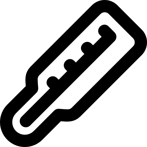 Thermometer Basic Rounded Lineal icon