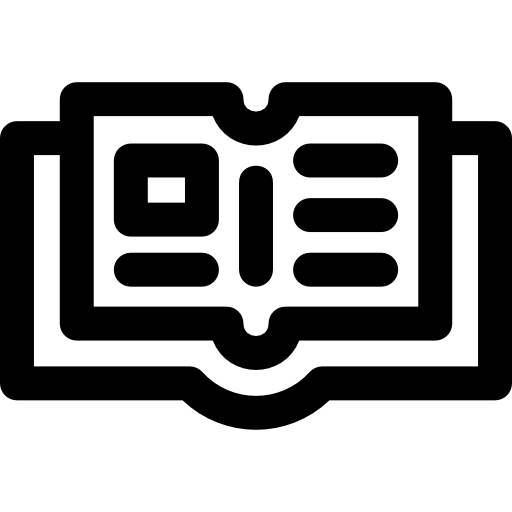 libro Basic Rounded Lineal icona