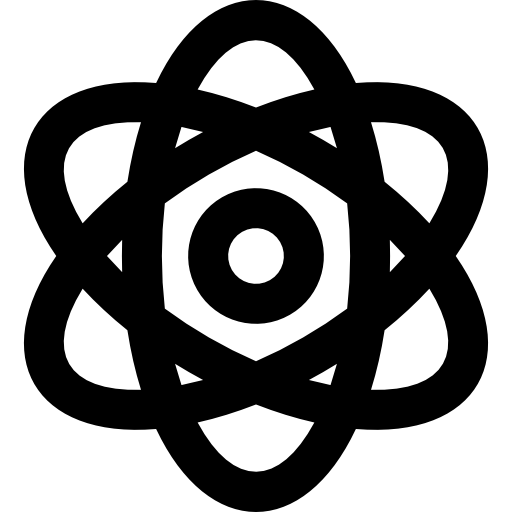 atom Basic Rounded Lineal ikona