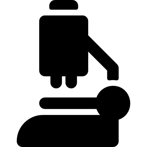 Microscope Basic Rounded Filled icon