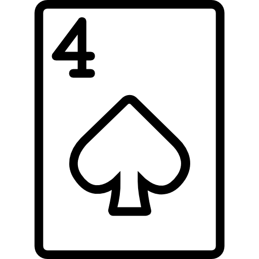 poker Basic Miscellany Lineal icon