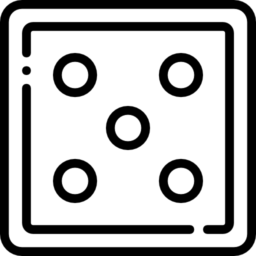 Dice Basic Miscellany Lineal icon