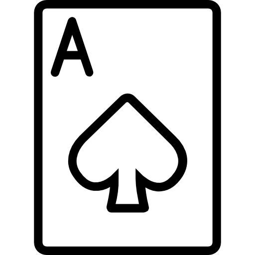 poker Basic Miscellany Lineal icona