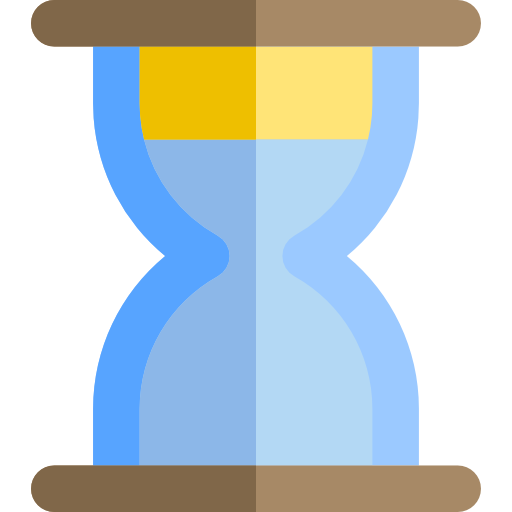 Песочные часы Basic Rounded Flat иконка