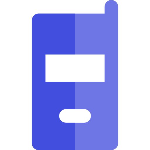 teléfono móvil Basic Rounded Flat icono