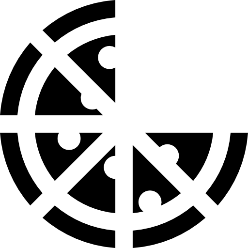 ピザ Basic Straight Filled icon