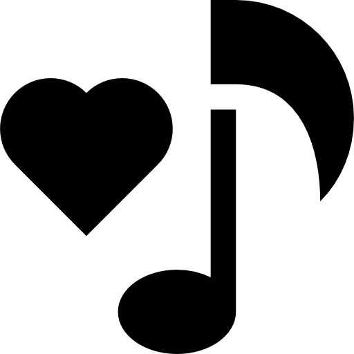 música Basic Straight Filled icono