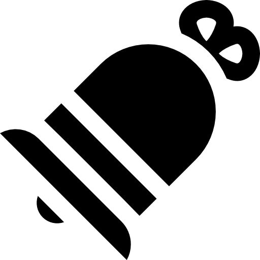 campana Basic Straight Filled icono