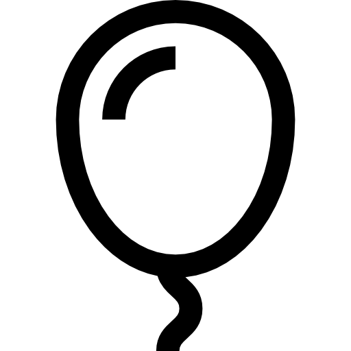 バルーン Basic Straight Lineal icon