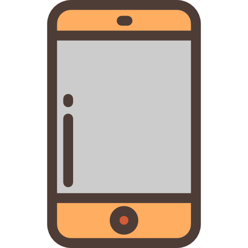 téléphone intelligent Detailed Rounded Lineal color Icône
