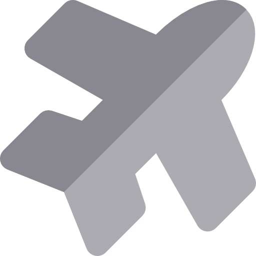 Airplane Basic Rounded Flat icon