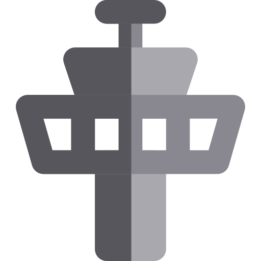 kontrollturm Basic Rounded Flat icon