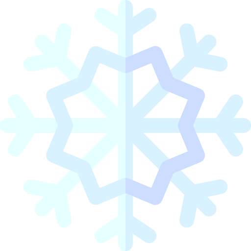 Снежинка Basic Rounded Flat иконка