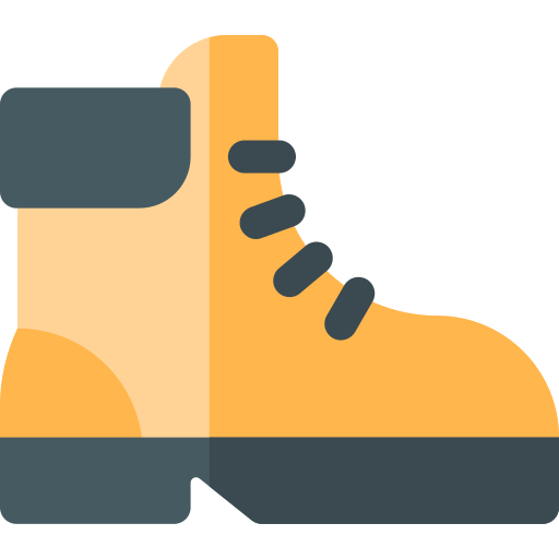 Boot Basic Rounded Flat icon