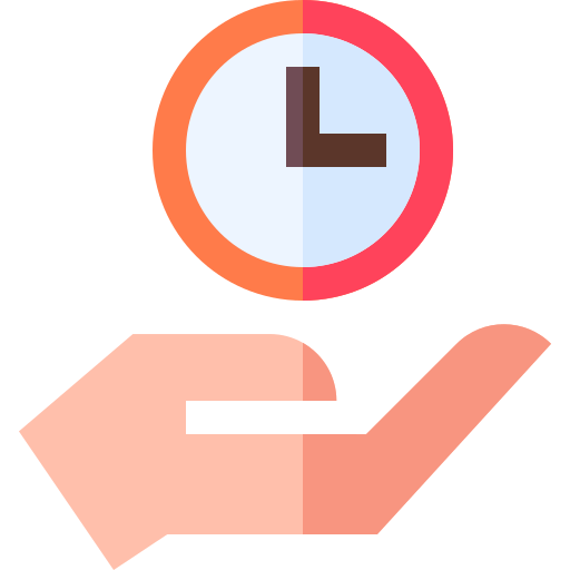 Time management Basic Straight Flat icon