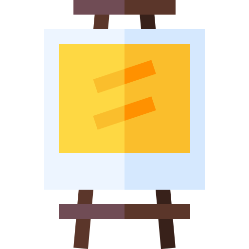canvas Basic Straight Flat icoon