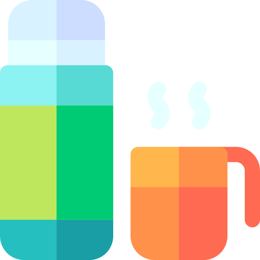 Thermo flask Basic Rounded Flat icon