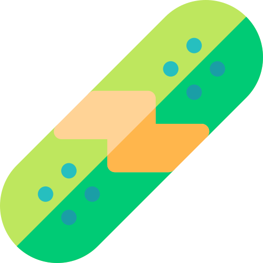 snowboard Basic Rounded Flat Icône