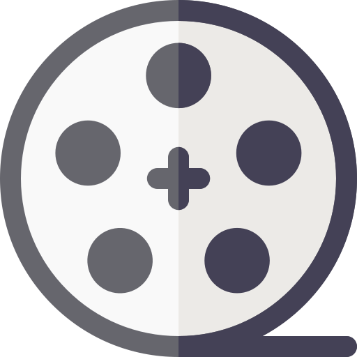 Film Basic Rounded Flat icon