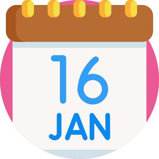 calendario Detailed Flat Circular Flat icono
