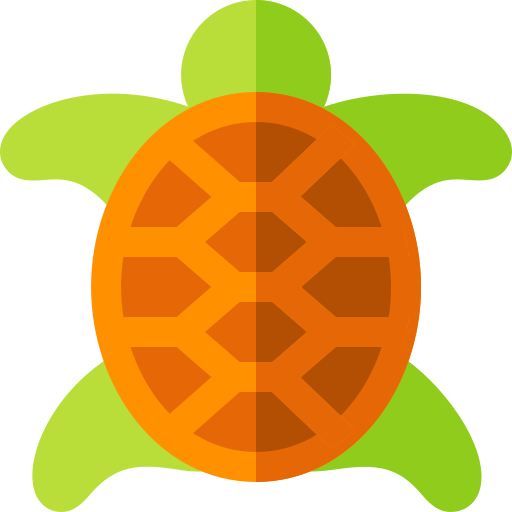 Черепаха Basic Rounded Flat иконка
