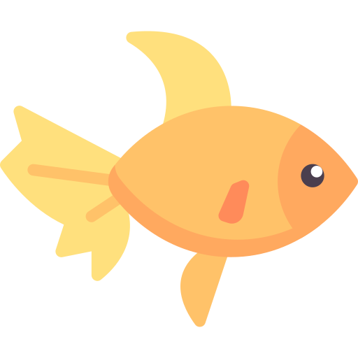 pez de colores Special Flat icono
