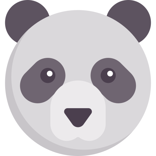 panda Special Flat icoon