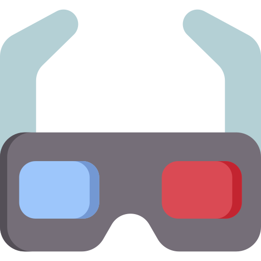 3d-brille Special Flat icon