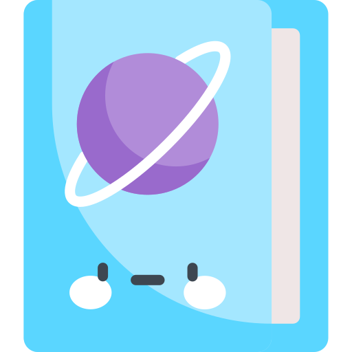 과학 책 Kawaii Flat icon