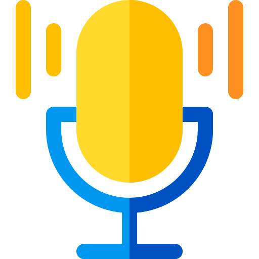 Voice search Basic Rounded Flat icon
