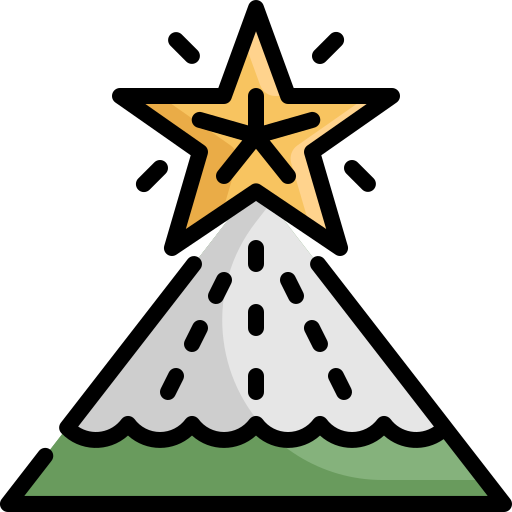 Christmas star Generic Outline Color icon