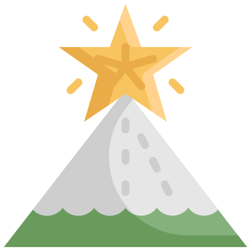 estrella de navidad Generic Flat icono