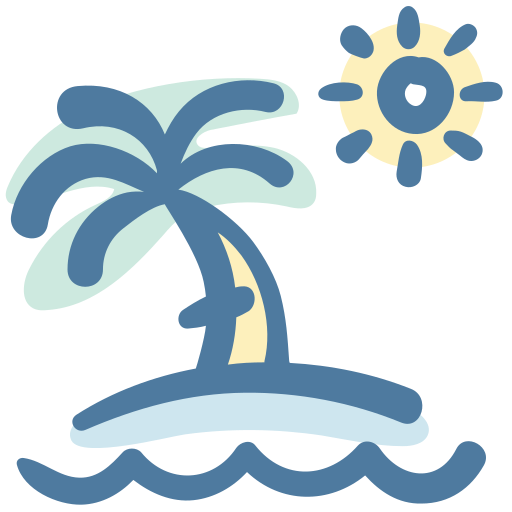 Beach Generic Hand Drawn Color icon