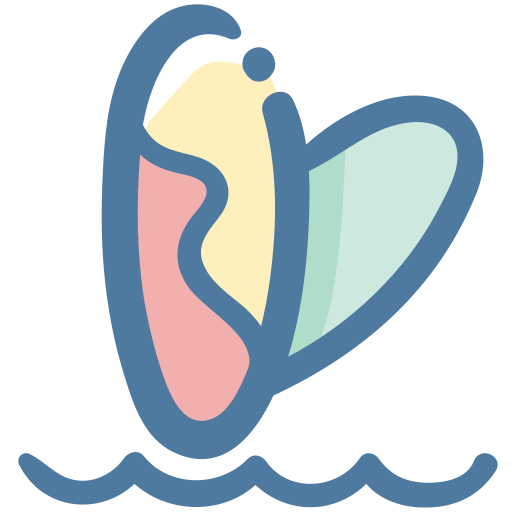 surfplank Generic Hand Drawn Color icoon