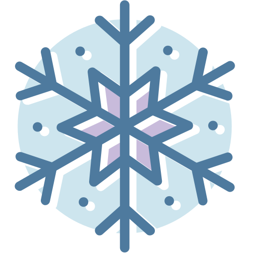 copo de nieve Generic Hand Drawn Color icono
