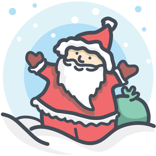 weihnachtsmann Generic Hand Drawn Color icon