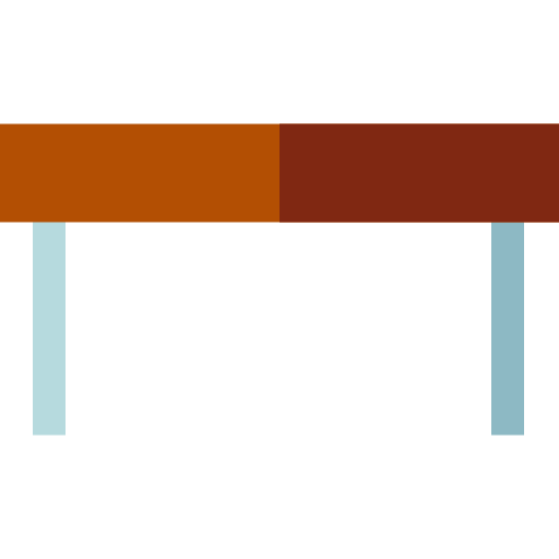 mesa de comedor Basic Straight Flat icono