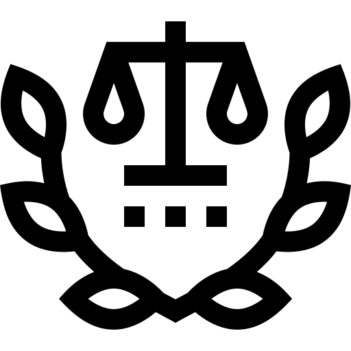 juridisch Basic Straight Lineal icoon