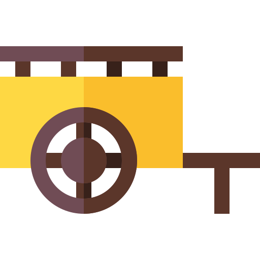 carro Basic Straight Flat icono