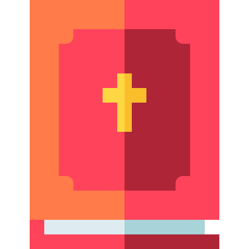 bijbel Basic Straight Flat icoon