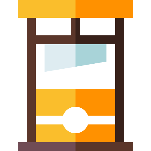 guillotine Basic Straight Flat icon