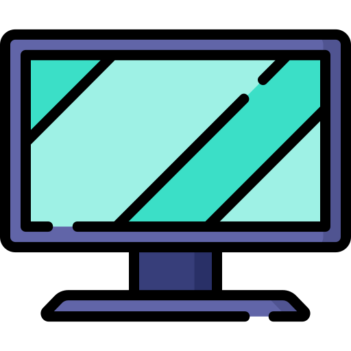 monitor de televisión Special Lineal color icono