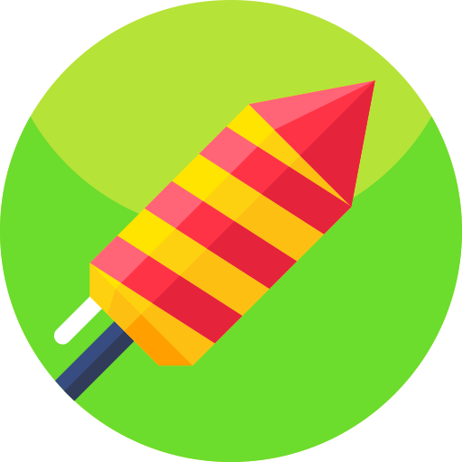 feuerwerk Geometric Flat Circular Flat icon