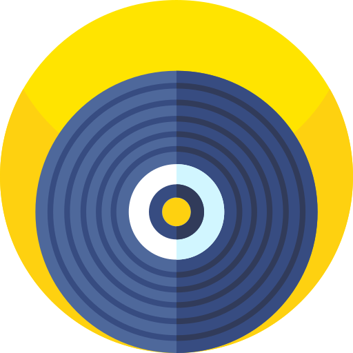 Виниловый диск Geometric Flat Circular Flat иконка