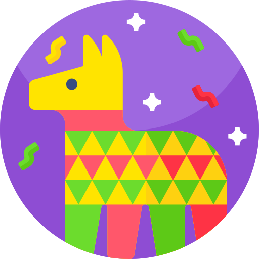 piñata Geometric Flat Circular Flat icon