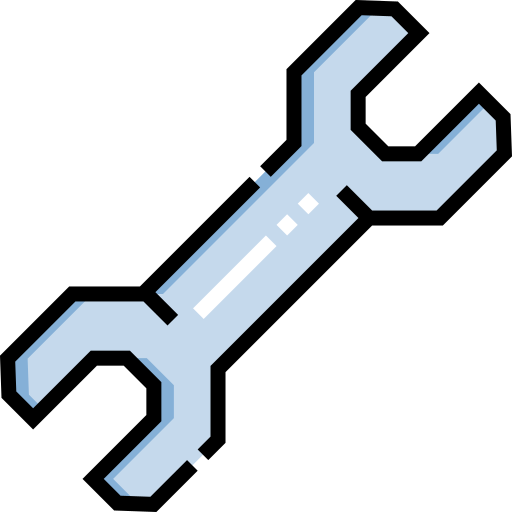 Wrench Detailed Straight Lineal color icon