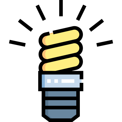 Bulb Detailed Straight Lineal color icon