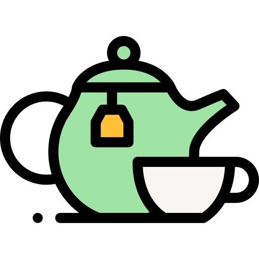 teekanne Detailed Rounded Lineal color icon