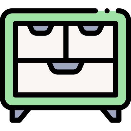 schrank Detailed Rounded Lineal color icon