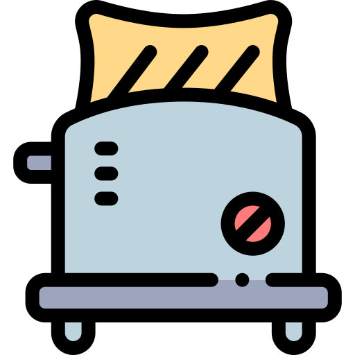 Toaster Detailed Rounded Lineal color icon